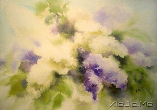 治愈系水彩画
